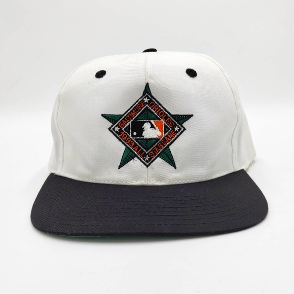 Baltimore Orioles 1993 All Star Game Snapback Hat MLB Cap Twins Enterprise White - Picture 2 of 9